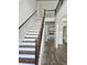 Grand entryway with hardwood floors, staircase and high ceilings at 195 Silvercrest Dr, Acworth, GA 30101