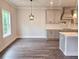 Charming kitchen showcases modern cabinets, countertops, and pendant lighting at 195 Silvercrest Dr, Acworth, GA 30101