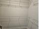 Walk-in closet with white wire shelving units at 195 Silvercrest Dr, Acworth, GA 30101