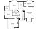 Upstairs floor plan featuring primary bedroom, bath, and multiple walk-in closets at 8895 Club River Dr, Roswell, GA 30076