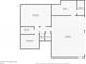 Layout of the basement featuring a billiard room, media room, bathroom, and a two-car garage at 5077 Fieldview Dr, Douglasville, GA 30135