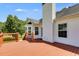 Exterior view showcasing the spacious deck, a chimney and the home's architecture at 5077 Fieldview Dr, Douglasville, GA 30135