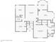 Detailed floor plan of the first floor with dimensions and room layouts for clear visualization at 5077 Fieldview Dr, Douglasville, GA 30135