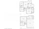 A comprehensive view of both the first floor and basement layouts showcasing room placement and dimensions at 5077 Fieldview Dr, Douglasville, GA 30135