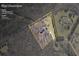Aerial view of property at 740 Skyline Dr, Covington, GA with approximate lot lines of 5.01 acres at 740 Skyline Dr, Covington, GA 30014