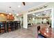 Entertaining area with a kitchenette and plenty of open space for seating at 3332 Heathchase Ln, Suwanee, GA 30024