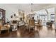 Elegant dining area featuring hardwood floors and seamless flow to living spaces at 1241 Hightower Nw Xing, Marietta, GA 30060