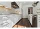 Modern kitchen with stainless steel appliances and tile backsplash at 1241 Hightower Nw Xing, Marietta, GA 30060