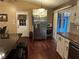 Modern kitchen with stainless steel appliances, wood countertops, and a convenient breakfast bar at 3474 Leaf Land Ct, Duluth, GA 30097