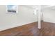 Spacious basement with recessed lighting, wood-look flooring, and bright white walls at 1603 Ezra Church Nw Dr, Atlanta, GA 30314