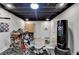 Unfinished basement with workout equipment, an exposed ceiling, and ample room to customize the space at 1882 Flowering Dr, Grayson, GA 30017