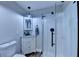 Bathroom with tiled walk-in shower, modern fixtures, and updated vanity providing a fresh, clean space at 1882 Flowering Dr, Grayson, GA 30017
