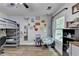Inviting bedroom with a stylish lofted bed, and decorative walls at 1882 Flowering Dr, Grayson, GA 30017