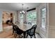 Bright dining area with large windows and view to the deck at 1882 Flowering Dr, Grayson, GA 30017