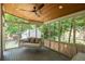 Relaxing screened-in porch with a swing and wooden ceiling, perfect for outdoor living at 1256 Euclid Ne Ave, Atlanta, GA 30307