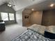 A carpeted bedroom with twin beds and vaulted ceilings at 2657 Gray Mill Way, Loganville, GA 30052