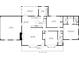Detailed floor plan showcasing the layout of the home, including room dimensions and connections at 6 Fairfield Dr, Ellenwood, GA 30294