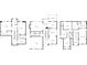 Detailed floor plan showcasing the layout and dimensions of the home's three levels at 1274 Cotton Gin Dr, Powder Springs, GA 30127