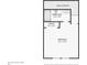 Floorplan showcases a bedroom with a walk-in closet, bathroom, and stairs leading down to the first floor at 1815 Coventry Rd, Decatur, GA 30030