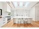 Stylish kitchen with a large island, marble counters, and modern appliances at 1815 Coventry Rd, Decatur, GA 30030