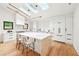 Contemporary kitchen features a large island, modern appliances, and skylights for ample natural light at 1815 Coventry Rd, Decatur, GA 30030