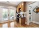 Bright office nook with french doors to a balcony, a built-in desk, and close proximity to the main bedroom at 2728 Wander Ln, Alpharetta, GA 30022