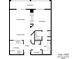 Floor plan showcasing unit #203 with a living room, balcony, and walk-in closet at 3655 Habersham Ne Rd # 203, Atlanta, GA 30305