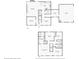 Detailed floor plans showcasing layout of rooms on the first and second floors at 615 Henderson Mill Rd, Covington, GA 30014