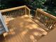The back deck provides ample space for outdoor entertainment with a view of the backyard at 4433 Ford Pl, Snellville, GA 30039