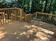 The back deck has staircase which provides easy access to enjoy outdoor living at 4433 Ford Pl, Snellville, GA 30039