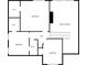 Upstairs floor plan for a house including three bedrooms and a hallway at 543 Serene Waters Trl, Jonesboro, GA 30236
