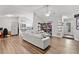 Spacious living room with hardwood floors, neutral colors and lots of natural light at 10650 Colony Glen Dr, Johns Creek, GA 30022