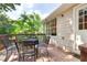 Cozy deck with metal outdoor furniture set at 2577 Abbotts Glen Nw Dr, Acworth, GA 30101