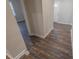 Entryway features hardwood floors and leads to multiple rooms at 3107 Hendrix Circle Sw, Covington, GA 30014