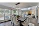 Light-filled dining room flowing into the living area, perfect for seamless entertaining and Gathering gatherings at 945 Tiber Cir, Alpharetta, GA 30022