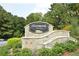 The entrance to Rivermont Golf Club features stone signage and well-maintained landscaping at 945 Tiber Cir, Alpharetta, GA 30022