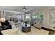 Open living space with neutral tones, stylish furnishings, and seamless flow to the dining area at 945 Tiber Cir, Alpharetta, GA 30022