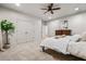 Bright bedroom featuring neutral walls and plush carpet at 1556 Gaylor Se Dr, Smyrna, GA 30082