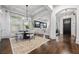 Open floor plan showcases the dining area, seamlessly connecting to the living room and entrance at 1556 Gaylor Se Dr, Smyrna, GA 30082