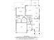 Detailed floor plan showcasing the layout of the home, including room dimensions and flow at 1556 Gaylor Se Dr, Smyrna, GA 30082