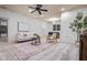 Cozy living room featuring a comfortable sofa, stylish rug, and a relaxing atmosphere at 1556 Gaylor Se Dr, Smyrna, GA 30082
