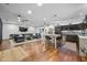 Open floor plan showcasing living room and kitchen at 1556 Gaylor Se Dr, Smyrna, GA 30082