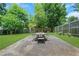 Large backyard with a table and chairs at 1605 Saddlecreek Rd, Auburn, GA 30011