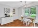 Bright dining area featuring natural light and hardwood floors at 1605 Saddlecreek Rd, Auburn, GA 30011