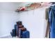 Organized closet featuring sturdy shelving and ample space for suitcases and belongings at 3410 Summerpoint Xing, Cumming, GA 30028