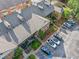 Birds eye view of the building exterior featuring parking and green landscape at 705 Beaufort Cir, Duluth, GA 30096