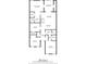 Detailed floor plan layout highlighting the square footage, layout, and room dimensions of the home at 705 Beaufort Cir, Duluth, GA 30096