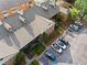 Aerial view of an apartment complex featuring ample parking and easy access to building entrances at 717 Beaufort Cir, Duluth, GA 30096