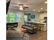 Spacious living room featuring ample seating, natural light, and an open layout at 201 Jonquil Spring Rd, Woodstock, GA 30188