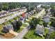 Neighborhood aerial view shows property in relation to nearby shopping and amenities at 3200 Binghampton Ln, Lawrenceville, GA 30044